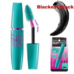 Maybelline Volume Mega Plush Lengthening Thickening Mascara Waterproof Black